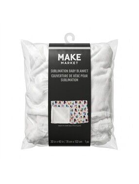 MAKE Market Sublimation Baby Blanket 30x40 inches